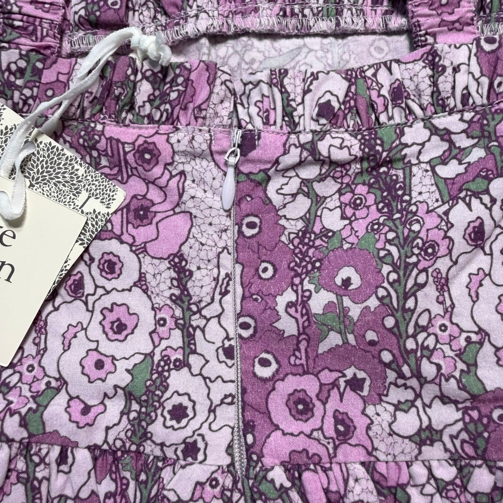 KATE QUINN Violet Hollyhock Ruffle Dress 18-24 Months New With Tags - Picture 5 of 6